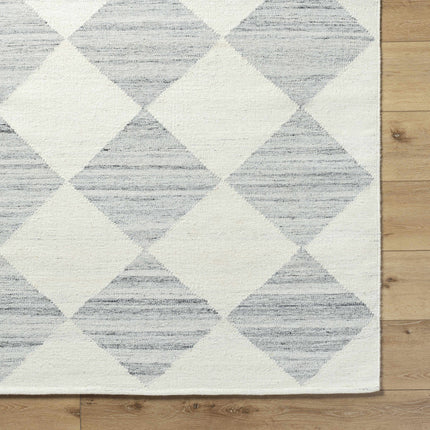 Vivir x Livabliss Antho Light Gray Diamond Rug Rugs TriadCommerceInc