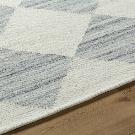 Vivir x Livabliss Antho Light Gray Diamond Rug Rugs TriadCommerceInc