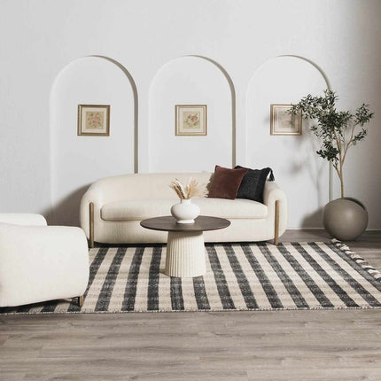 Chilliwack Gray Plaid Wool Rug Rugs TriadCommerceInc