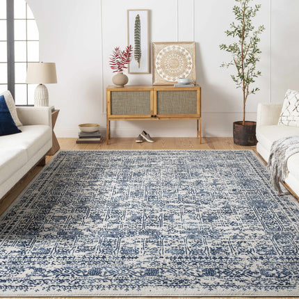 Michie Blue Area Rug - Clearance Rugs TriadCommerceInc