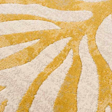 Yellow Terra Zebra Print Area Rug - Clearance Rugs TriadCommerceInc