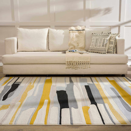 Southfields Mustard Area Rug Rugs TriadCommerceInc