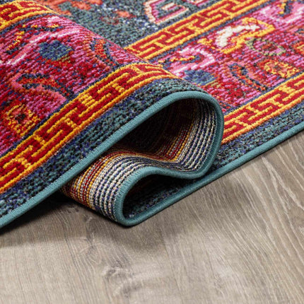 Cleveland Colorful Traditional Area Rug - Teal, Aqua, Navy Rugs TriadCommerceInc