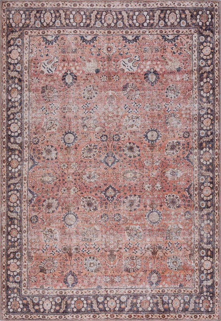 Ganyangan Red Washable Rug Rugs TriadCommerceInc 5'3" x 7'3" Rectangle
