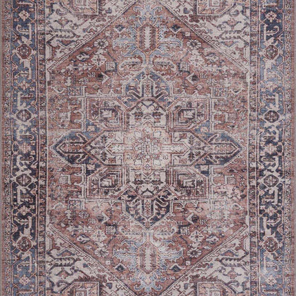 Viho Vintage Flat Pile Washable Rug - Clearance Rugs TriadCommerceInc 5'3" x 7'3" Rectangle