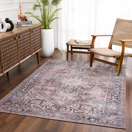Viho Vintage Flat Pile Washable Rug - Clearance Rugs TriadCommerceInc
