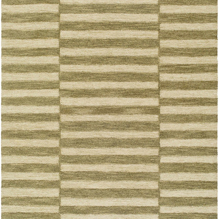 Idaho Broken-Striped Green Area Rug | Our PNW Home X Livabliss Rugs TriadCommerceInc