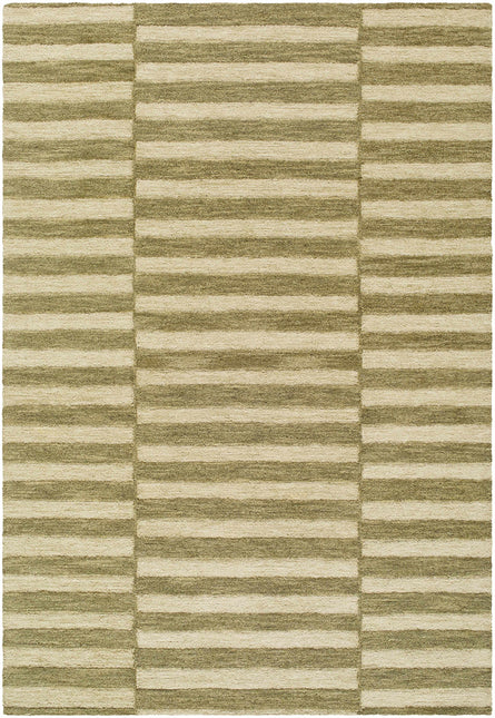 Idaho Broken-Striped Green Area Rug | Our PNW Home X Livabliss Rugs TriadCommerceInc