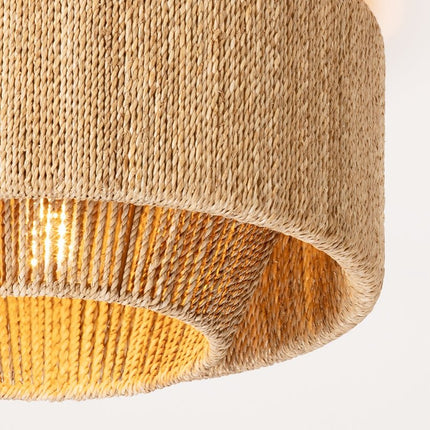 Cam Rattan Flush Mount Light Home Decor > Lighting > Ceiling Lights > Flush Mount Ceiling Lights TriadCommerceInc