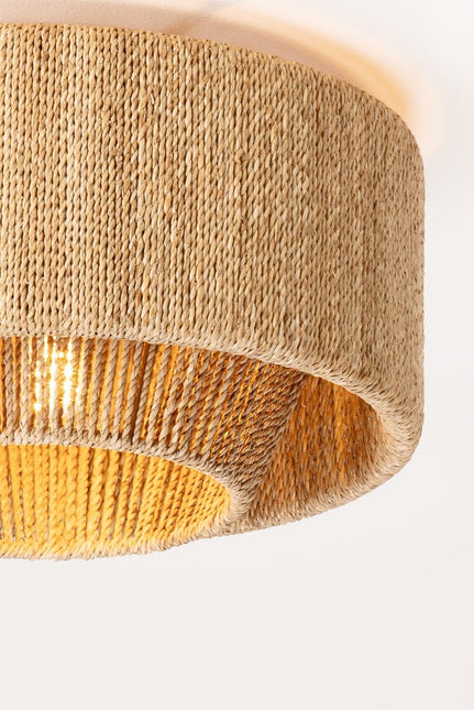 Cam Rattan Flush Mount Light Home Decor > Lighting > Ceiling Lights > Flush Mount Ceiling Lights TriadCommerceInc