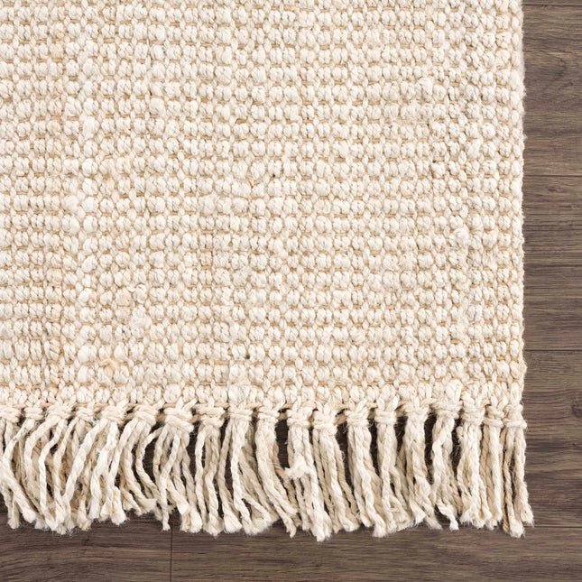 Senneterre Bleached Jute Rug Rugs TriadCommerceInc