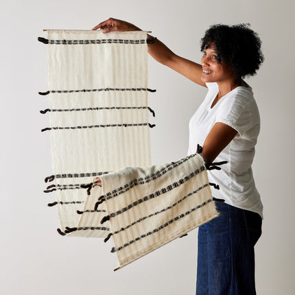 Chiaroscuro Handwoven Cotton Wall Hanging Wall Décor TriadCommerceInc