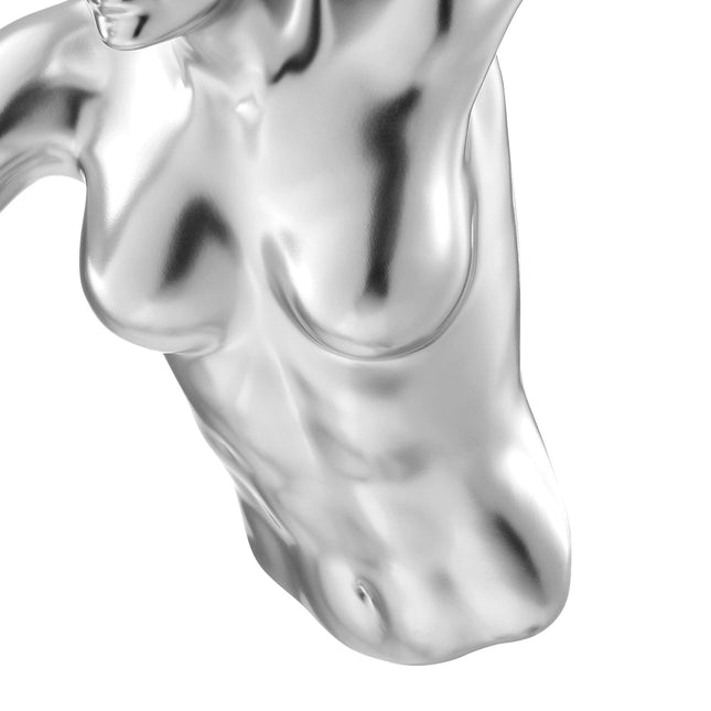 Chrome Wall Runner 20" Woman Sculpture Sculpture TriadCommerceInc   