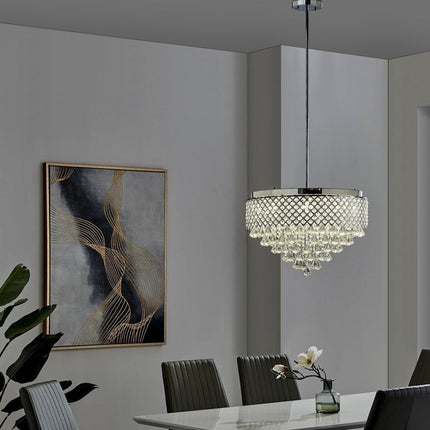Cinderella Crystal Round Chandelier 12 Light Elegant Design Home Decor > Lighting > Ceiling Lights > Chandelier TriadCommerceInc