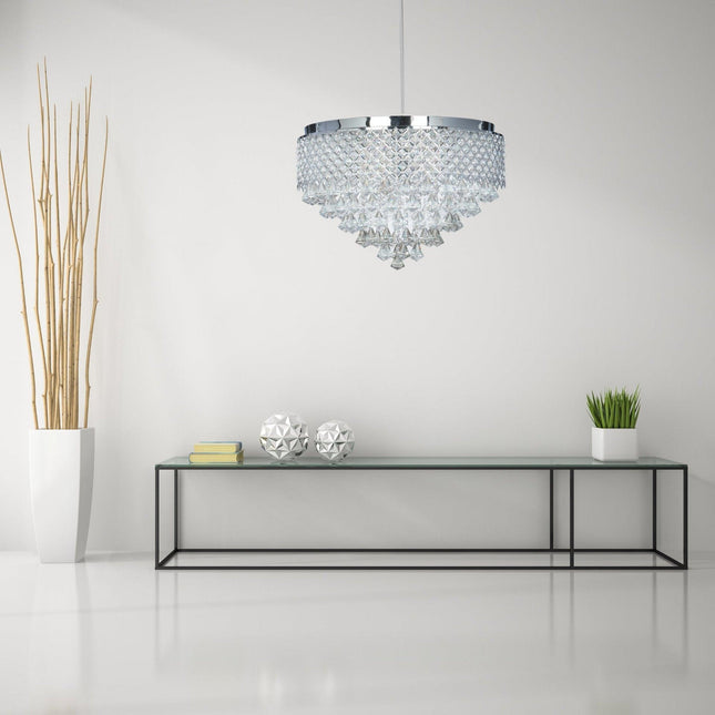Cinderella Crystal Round Chandelier // 12 Light Chandeliers TriadCommerceInc   