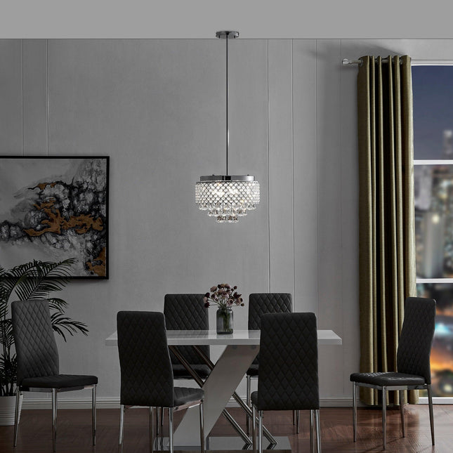 Cinderella Crystal Round Chandelier Pendant Chandeliers TriadCommerceInc   