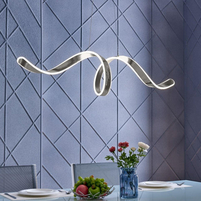 Copenhagen LED Chandelier // Chrome Chandeliers TriadCommerceInc   