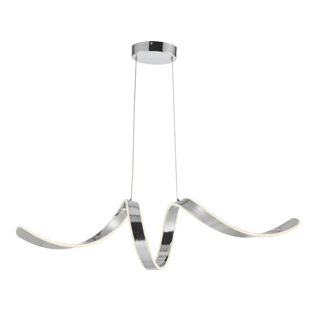 Copenhagen LED Chandelier // Chrome Chandeliers TriadCommerceInc   