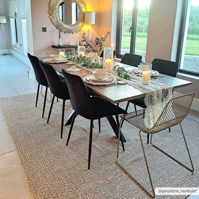 Cream Braided Faux Jute Rug Rugs TriadCommerceInc