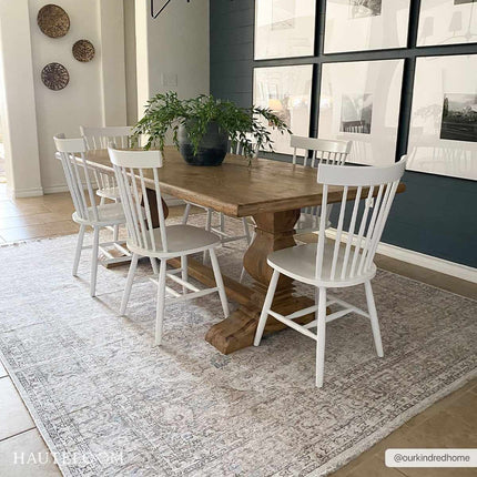 Cream Holi-2301 Washable Area Rug Rugs TriadCommerceInc