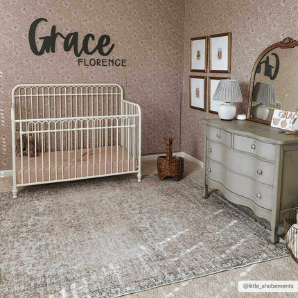 Cream Holi-2301 Washable Area Rug Rugs TriadCommerceInc