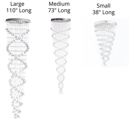 Crystal Chandelier Double Helix 12 Light Elegant Lighting Home Decor > Lighting > Ceiling Lights > Chandelier TriadCommerceInc