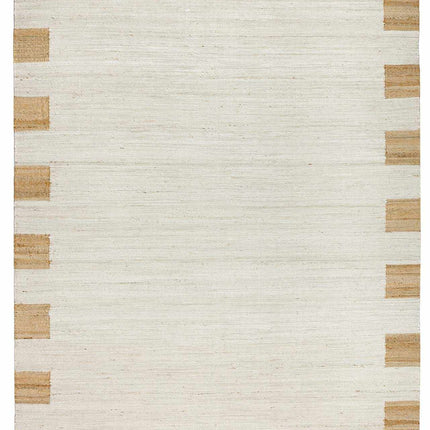 Rocio White Jute Carpet Rugs TriadCommerceInc 2' x 3' Rectangle