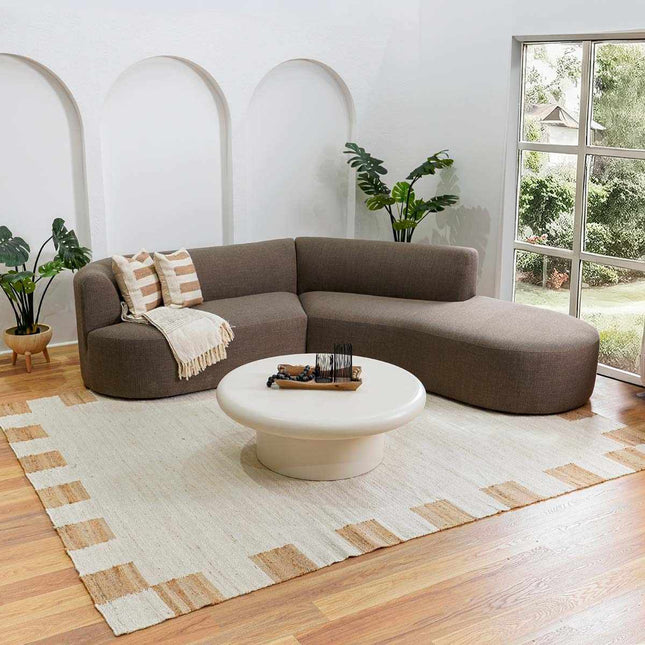 Rocio White Jute Carpet Rugs TriadCommerceInc