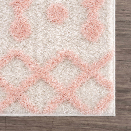 Darva Pink Plush Area Carpet Rugs TriadCommerceInc
