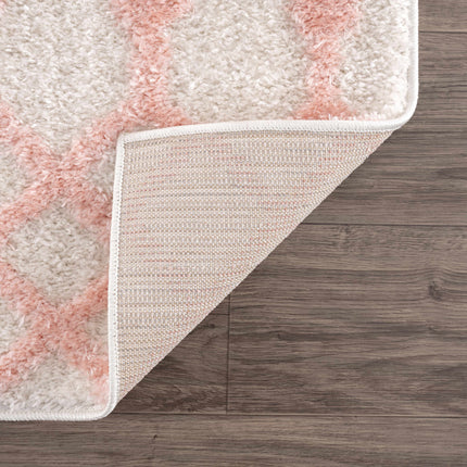 Darva Pink Plush Area Carpet Rugs TriadCommerceInc