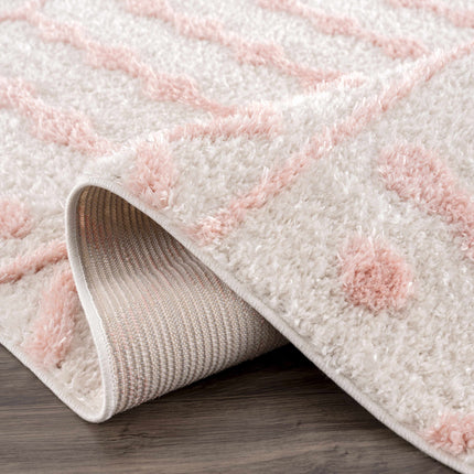 Darva Pink Plush Area Carpet Rugs TriadCommerceInc