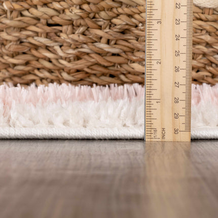 Darva Pink Plush Area Carpet Rugs TriadCommerceInc