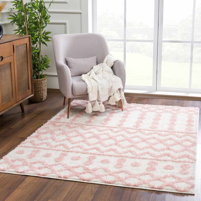 Darva Pink Plush Area Carpet Rugs TriadCommerceInc