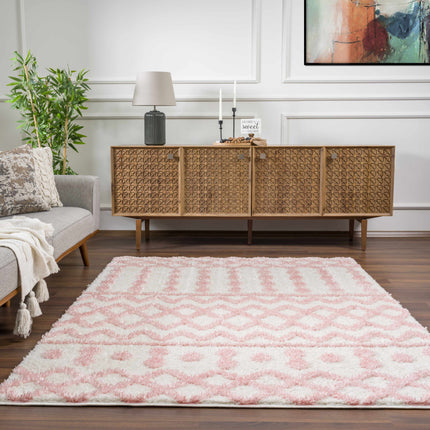 Darva Pink Plush Area Carpet Rugs TriadCommerceInc