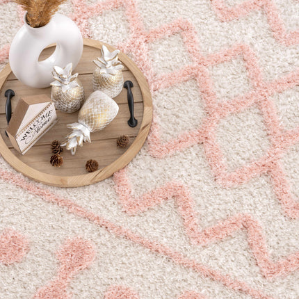 Darva Pink Plush Area Carpet Rugs TriadCommerceInc
