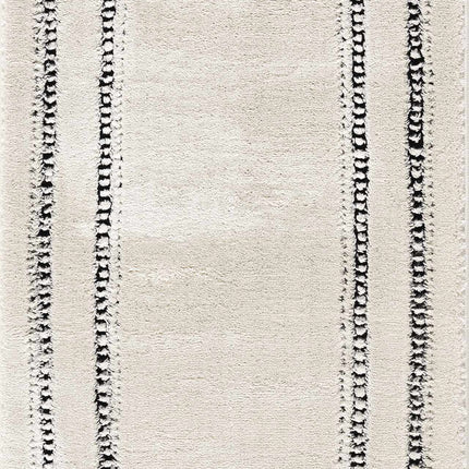 Ryuu Black & White Area Rug Rugs TriadCommerceInc 2'7" x 7'3" Runner