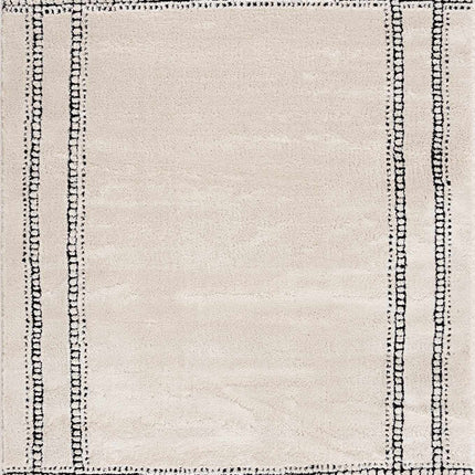 Ryuu Black & White Area Rug Rugs TriadCommerceInc