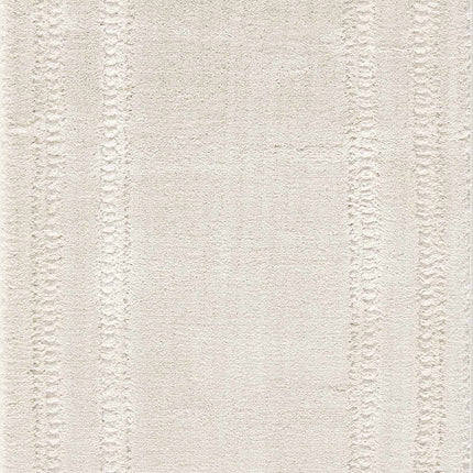 Ryuu Ivory Carved Area Rug Rugs TriadCommerceInc 2'7" x 7'3" Runner