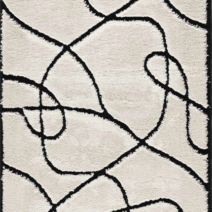 Azana Black & White Area Rug Rugs TriadCommerceInc 2'7" x 7'3" Runner