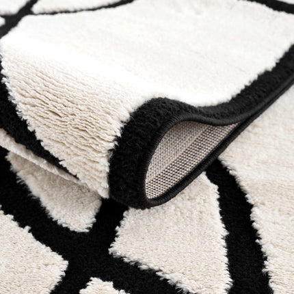 Azana Black & White Area Rug Rugs TriadCommerceInc