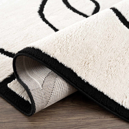 Azana Black & White Area Rug Rugs TriadCommerceInc
