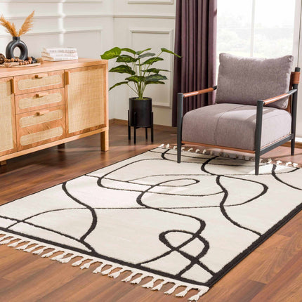 Azana Black & White Area Rug Rugs TriadCommerceInc