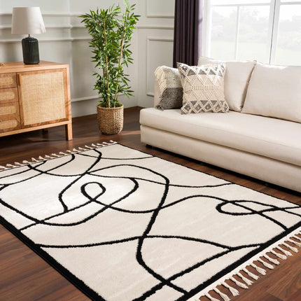 Azana Black & White Area Rug Rugs TriadCommerceInc