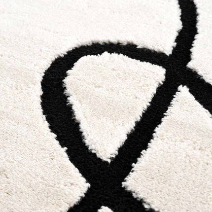 Azana Black & White Area Rug Rugs TriadCommerceInc