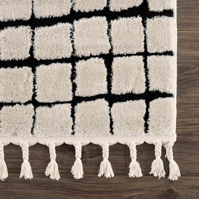 Teshi Plush Grid Area Rug - Promo Rugs TriadCommerceInc