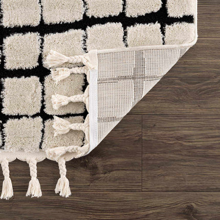 Teshi Plush Grid Area Rug - Promo Rugs TriadCommerceInc