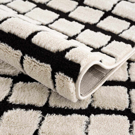 Teshi Plush Grid Area Rug - Promo Rugs TriadCommerceInc