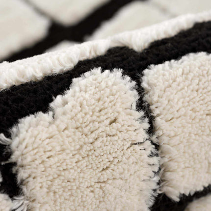 Teshi Plush Grid Area Rug - Promo Rugs TriadCommerceInc