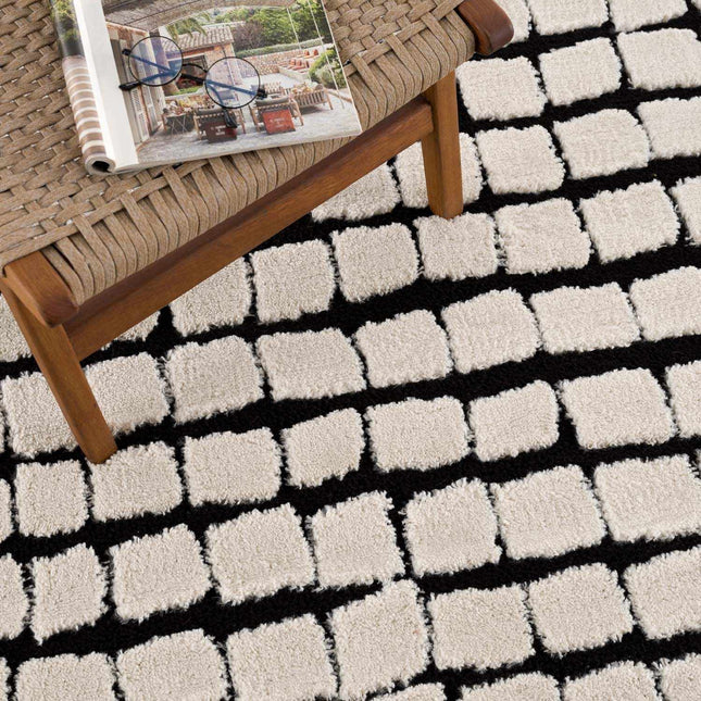 Teshi Plush Grid Area Rug - Promo Rugs TriadCommerceInc