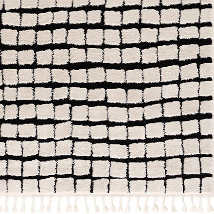 Teshi Plush Grid Area Rug - Promo Rugs TriadCommerceInc